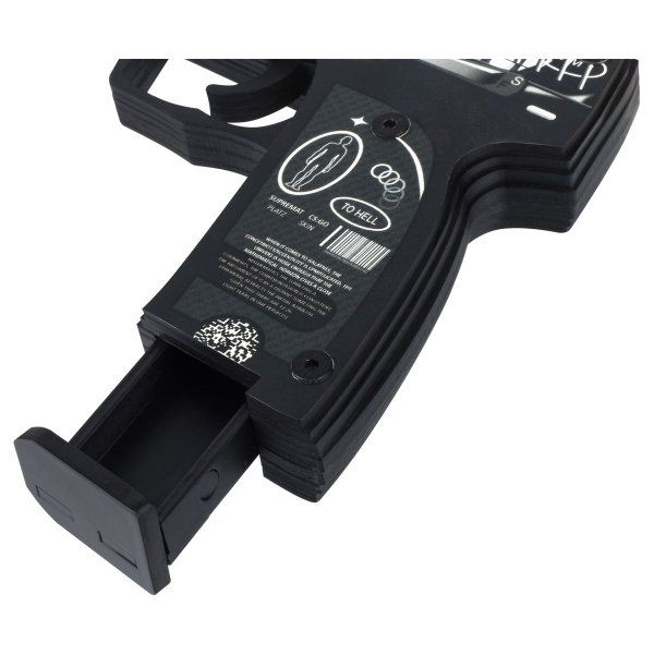 Пистолет деревянный ТРИ СОВЫ USP-S, серия легендарный "Билет в темноту" подложка ХДФ RE-ПД1ЮС001