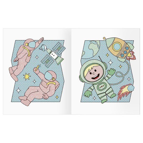 Раскраска водная 200 x 250 мм ТРИ СОВЫ "Раскрась водой. Космос" 8 стр. RE-PvА4_56506