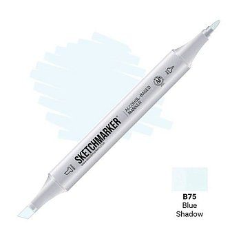 Маркер SKETCHMARKER двухсторонний на спирт.основе B75 Синяя тень MPSM-B75