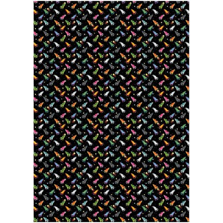 Упаковочная бумага глянцевая MESHU "Полет в космос" 1л. 70 x 100 см 80 г/м2 RE-MS_53466