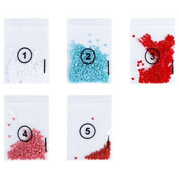 Алмазная мозаика, открытка ТРИ СОВЫ Люблю тебя "Люблю тебя" пакет с европодвесом RE-АМО_48176