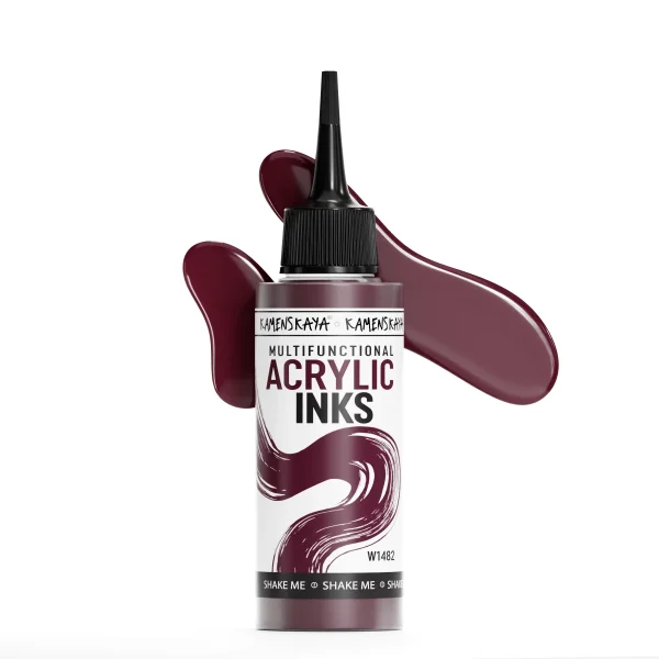Чернила акриловые Kamenskaya Ink 100 мл W1482 Марсала K-00-00000852
