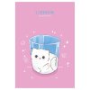 Блокнот А6 40л. MESHU "Cat book" на отрывной склейке, матовая ламинация, выборочный УФ-лак RE-MS_54397