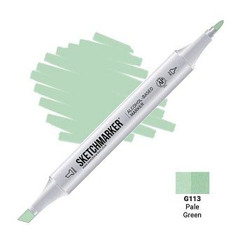 Маркер SKETCHMARKER двухсторонний на спирт.основе G113 Бледно зеленый MPSM-G113