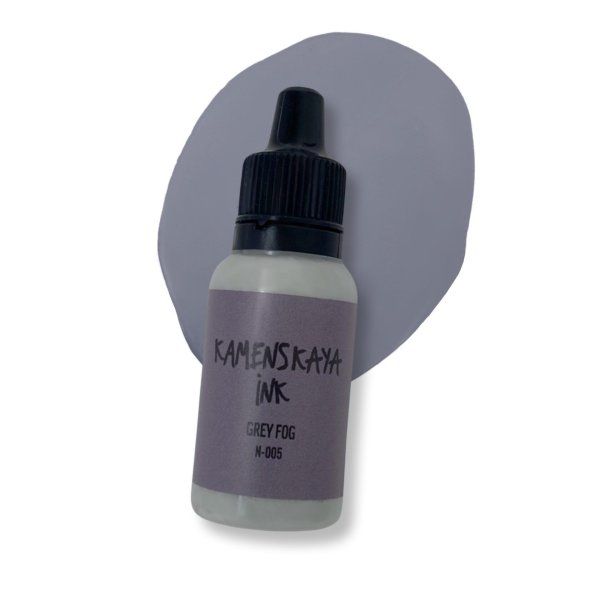 Чернила спиртовые (алкогольные) Kamenskaya Ink серия N 15 мл N-005 Туманный серый K-00-00000405