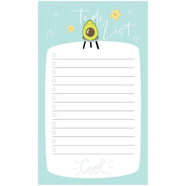 Блок для записей (To Do list) MESHU "Avocado" 10 x 17 см 50л. на склейке RE-MS_46571