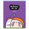 Тетрадь 48л. A5 клетка MESHU "Mr. Pupkins" выб. лак, ТВИН-лак RE-MS_49782