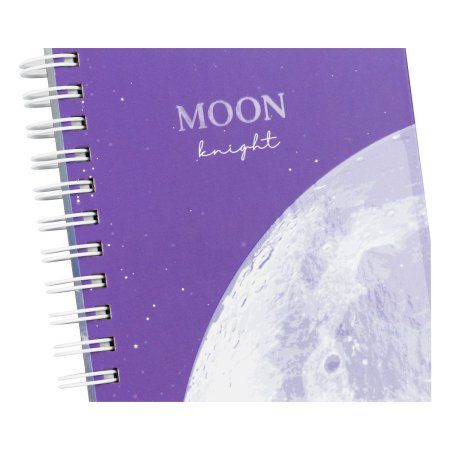 Записная книжка 95 x 175 мм 96л. MESHU "Moon light" на гребне, матовая ламинация, твердая обложка, выборочный УФ-лак RE-MS_52915