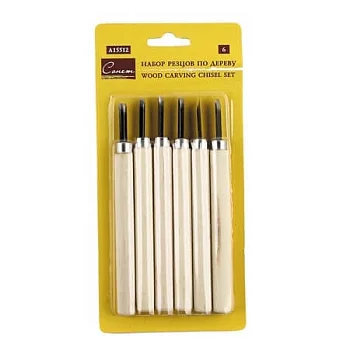 Набор резцов по дереву СОНЕТ 6 шт, в блистере NP-DK11512