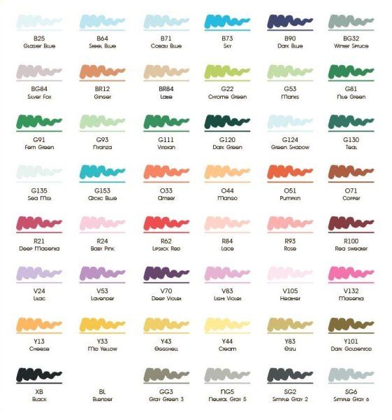 Набор маркеров SKETCHMARKER Basic 1 48 шт базовые оттенки + пластиковый органайзер MP48bas1