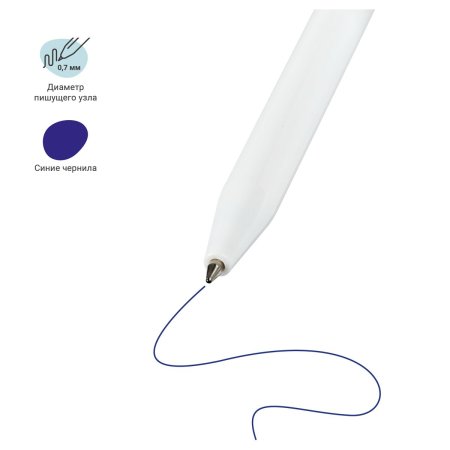 Ручка шариковая автоматическая MESHU "Meow&Woof" синяя, 0,7мм, корпус ассорти, с топпером RE-MS_42510