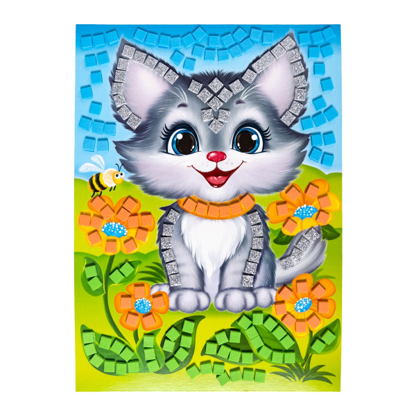 Аппликация "Кошечка" 200 деталей KOR-05335