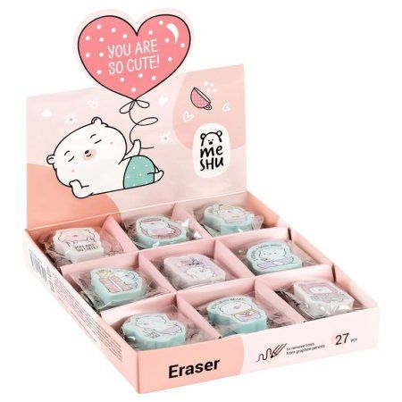 Ластик MESHU "Сute" фигурный 40 x 30 x 13 мм, термопластичная резина RE-MS_45594