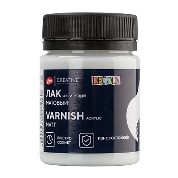 Лак акриловый DECOLA банка 50 мл, матовый NP-5828921