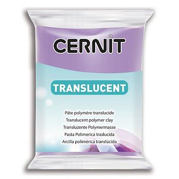 Пластика полимерная запекаемая CERNIT Translucent прозрачная 56 г (900 фиолетовый) RH-CE0920056900