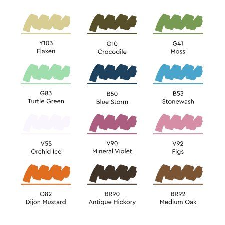 Набор маркеров SKETCHMARKER Complex 12 шт + сумка органайзер, MPSM-12COMPX