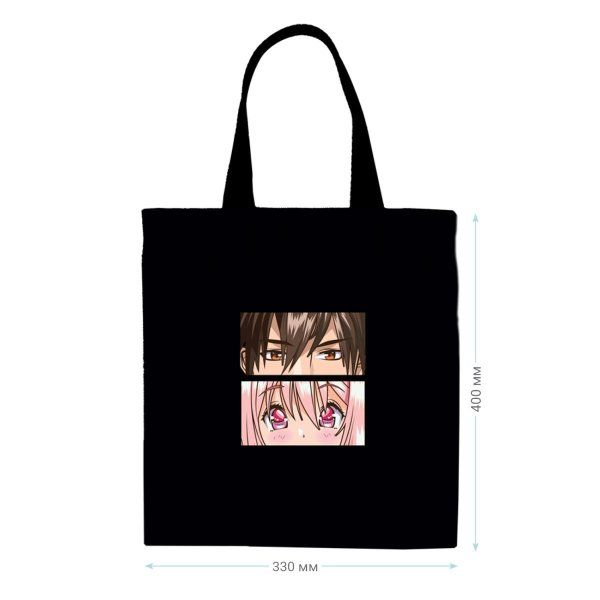 Сумка-шоппер MESHU "Kawaii" 33 x 40 см, канвас RE-MS_50130