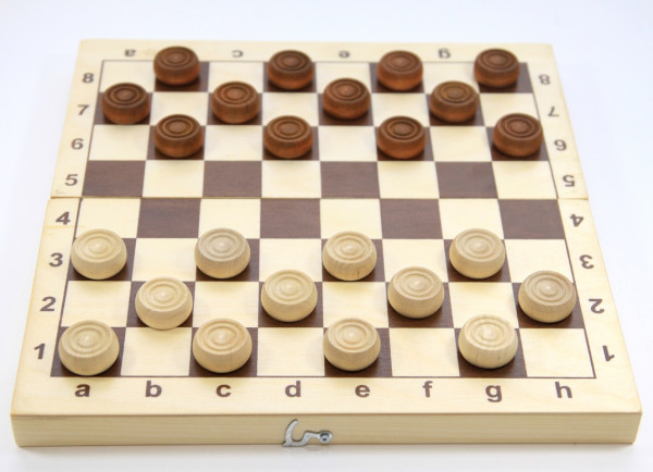 Настольная игра: Десятое королевство "Шашки" деревянные 29 x 29 см KOR-02841