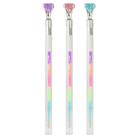 Ручка гелевая MESHU "Diamonds" радужная, 0.7 мм RE-MS_51321