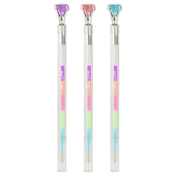 Ручка гелевая MESHU "Diamonds" радужная, 0.7 мм RE-MS_51321