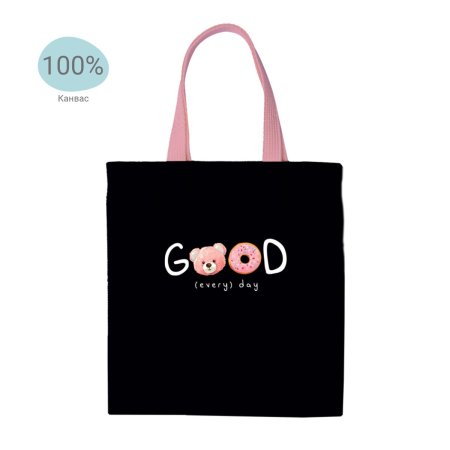 Сумка-шоппер MESHU "Good" 33 x 40 см, канвас RE-MS_50133