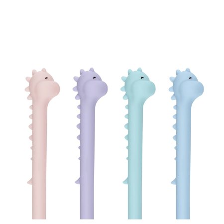 Ручка шариковая MESHU "Cute Dinosaur" синяя, 0.7 мм, корпус ассорти, с топпером RE-MS_02699