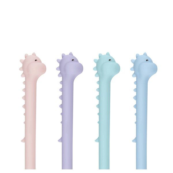 Ручка шариковая MESHU "Cute Dinosaur" синяя, 0.7 мм, корпус ассорти, с топпером RE-MS_02699