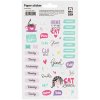 Наклейки бумажные для ежедневников MESHU "Cat lover" 12 x 21 см, 45 накл, европодвес RE-MS_36969
