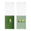Блокнот А5 60л. на гребне MESHU "Avocadreams", пластиковая обложка RE-MS_48667