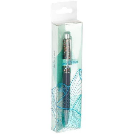 Ручка шариковая автоматическая MESHU "Black sand" синяя, 1.0 мм RE-MS_94147