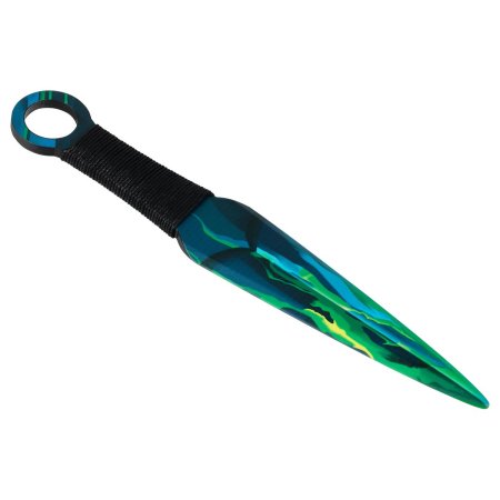 Нож деревянный ТРИ СОВЫ Кунай, серия легендарный "Яд" пакет с европодвесом RE-НД1КН001