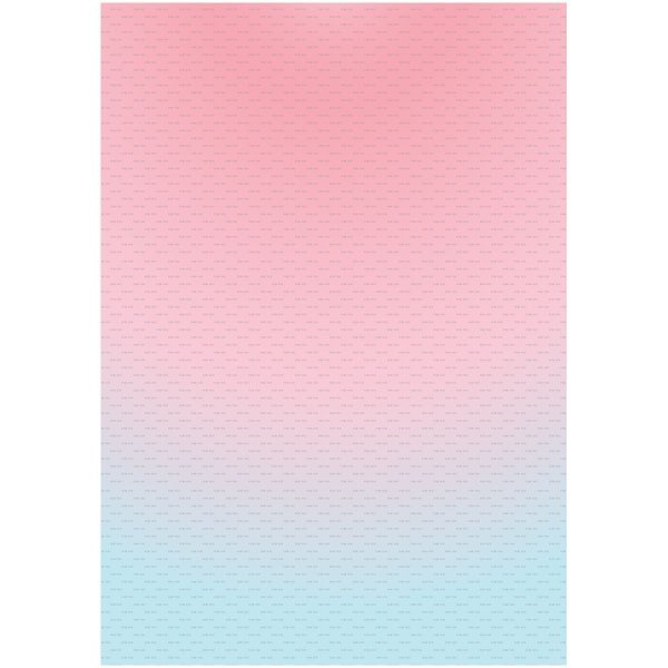 Упаковочная бумага глянцевая MESHU "Градиент" 1л. 70 x 100 см 80 г/м2, ассорти RE-MS_53493