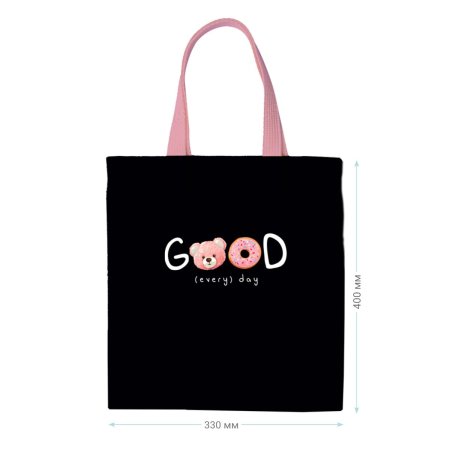 Сумка-шоппер MESHU "Good" 33 x 40 см, канвас RE-MS_50133