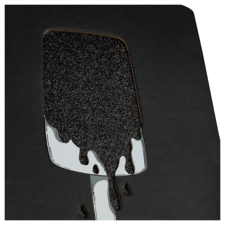 Записная книжка А5 80л. MESHU "Ice" кожзам, твердая обложка, тиснение фольгой, вырубка, блок в линию RE-MS_53509