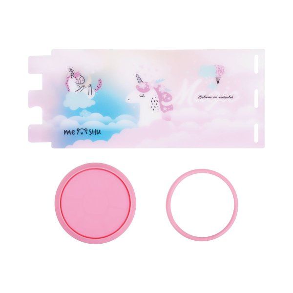 Подставка-стакан MESHU "Unicorn" пластиковая, розовая RE-MS_46344