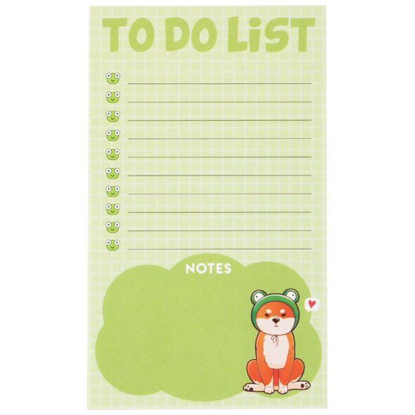 Блок для записей (To Do list) MESHU "Cute dog" 10 x 17 см 50л. на склейке RE-MS_46569
