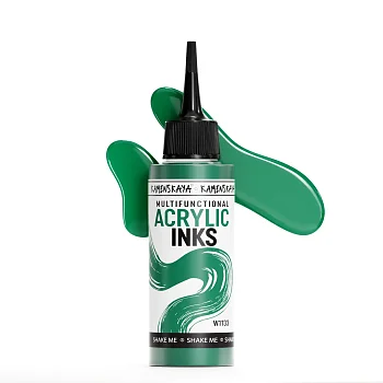 Чернила акриловые Kamenskaya Ink 100 мл W1133 Малахитовый K-00-00000830