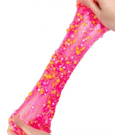 Слайм Slime "Crunch-Slime. Ssnap" с ароматом клубники 450 г AS-S130-42