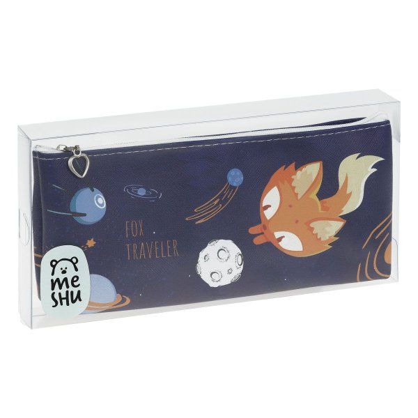 Пенал мягкий MESHU "Fox" 200 x 85 x 30 мм, искусственная кожа RE-MS_49477
