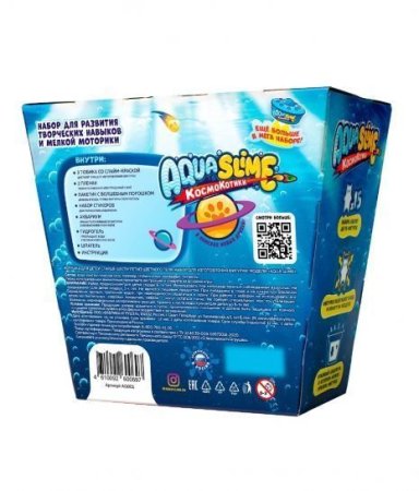 Набор для опытов Slime "Aqua Slime. Средний набор AS-AQ001