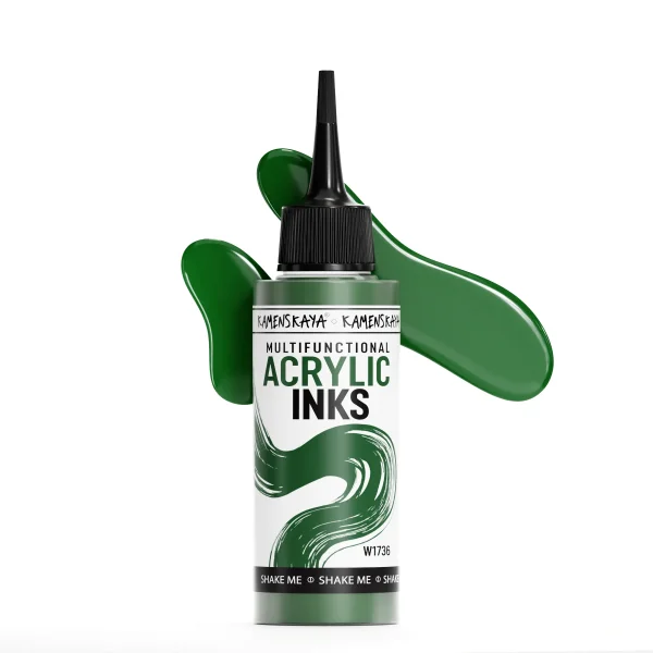 Чернила акриловые Kamenskaya Ink 100 мл W1736 Травяной K-00-00000860