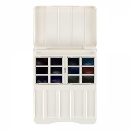 Набор акварели БЕЛЫЕ НОЧИ Грануляция 12 шт x 2.5 мл, пластик NP-19422005