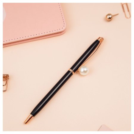 Ручка шариковая автоматическая MESHU "Black jewel" синяя, 1.0 мм RE-MS_66004