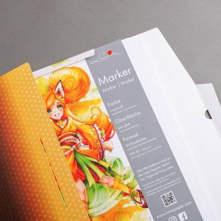 Блок бумаги для рисования маркерами LUMA Marker 180 г/м2 A3 20 л LU001002