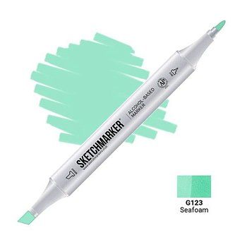 Маркер SKETCHMARKER двухсторонний на спирт.основе G123 Морская пена MPSM-G123