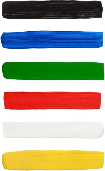 Набор акриловых красок по стеклу/керамике DECOLA 6 шт х 20 мл, картон NP-4041026