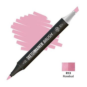 Маркер SKETCHMARKER Brush двухсторонний на спирт.основе R13 Бутон розы MPSMB-R13