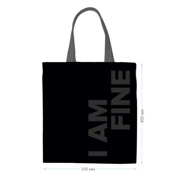 Сумка-шоппер MESHU "Fine" 33 x 40 см, канвас RE-MS_50134