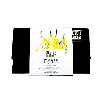 Набор маркеров SKETCHMARKER Pastel Set 24 шт пастельные оттенки + сумка органайзер MP24past