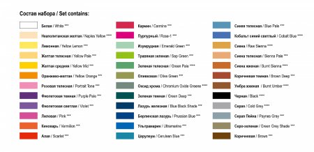 Набор художественной пастели СОНЕТ 36 цв NP-7141225